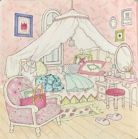 Bedroom Drawing, Ethereal Art, Pics Art, Girly Art, Drawing Tips, Pretty Art, Aesthetic Art, Cute Wallpapers, Art Inspo