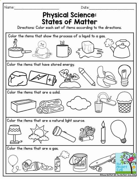 Matter and Energy Worksheet Inspirational Worksheet States Matter Worksheets Grass Fedjp – Chessmuseum Template Library Free Science Worksheets, Physical Science Activities, Grade 3 Science, Grade 2 Science, States Of Matter Worksheet, Matter Worksheets, Second Grade Science, 1st Grade Science, First Grade Science