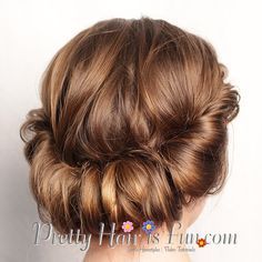 Low Rolled Updo, Updo Hair Tutorial, Messy Hair Updo, Hair Updos Tutorials, Prom Hair Updo, Updo Tutorial, Chignon Hair, Roll Hairstyle, Easy Hair Updos