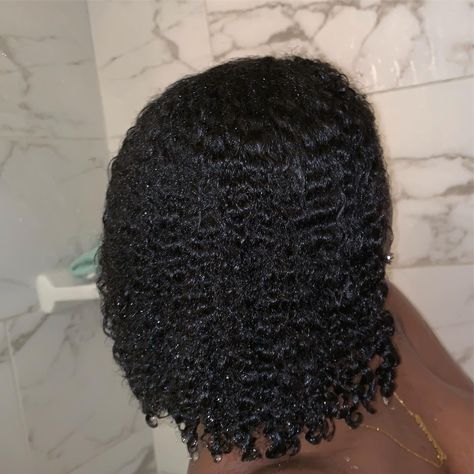 Wet Curly Hair Black Women, Wet Afro Hair, Wet Look Natural Hair, Back To School Hairstyles Curly, Hairstyles Mini Twist, School Hairstyles Curly, Wet Hair Curls, Length Retention Natural Hair, Black Women Protective Hairstyles