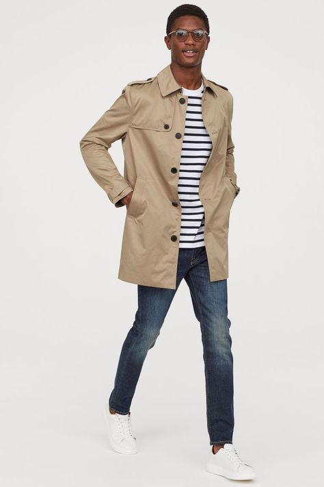 Tan Trench Coat Outfit, Casual Trench Coat Outfit, Casual Trench Coat, College Outfits Winter, College Outfits Summer, Tan Trench Coat, Trench Coat Outfit, Coat Outfit, Neue Outfits