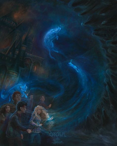 Threstals Harry Potter Art, Harry Potter Alternate Universe, Harry Potter Ghosts Art, Harry Potter Final Battle, Harry Potter Chapter Art, Battle Fan, Harry Potter Groups, Harry Potter Illustrations, Harry Potter Artwork