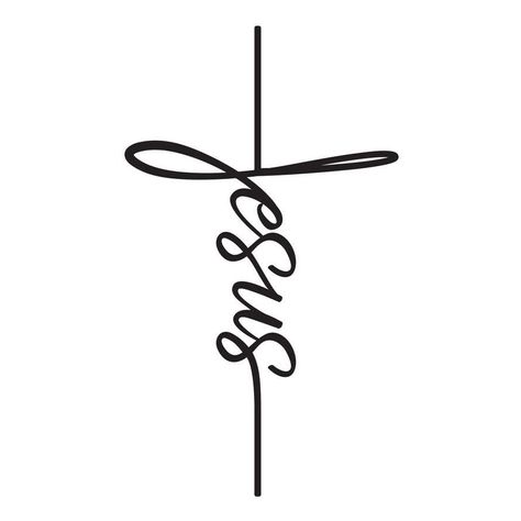 Jesus Lettering Cross hand written Pretty Cross Drawing, Simple Cross Drawing, Cross Simple Drawing, Cross Line Art, Jesus On Cross Drawing, Cross Sketch Christian, Jesus On Cross Tattoo, Cross Drawing, Cross Hands