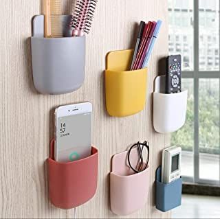 Wall Phone Holder, Wand Organizer, Stationary Storage, Remote Control Storage, Mobile Charging, Wall Phone, Phone Charger Holder, Wall Holder, Wall Hanging Storage