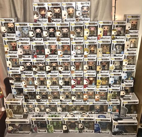 Funko Pops Game of Thrones (Juego de tronos) - collection 1 https://www.reddit.com/r/funkopop/comments/9dagtx/growing_game_of_thrones_collection/ Funko Pop Collection, Pop Games, Games Of Thrones, Pop Collection, Funko Pops, Funko Pop, Game Of Thrones, Photo Wall, Tv