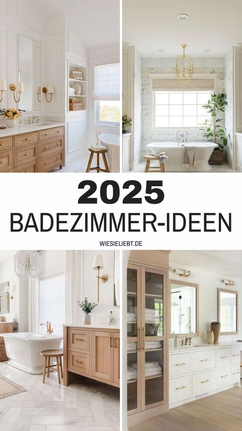 Wunderschöne Badezimmer Design- und Dekorationsideen für 2025 Bad Beige, Bad Inspiration, Oldenburg, Design