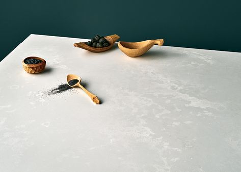 Cloudburst Concrete, Caesar Stone, Quartz Countertops Colors, Caesarstone Kitchen, Caesarstone Quartz, Quartz Kitchen Countertops, Epoxy Countertop, Countertop Colours, Kitchen Redesign