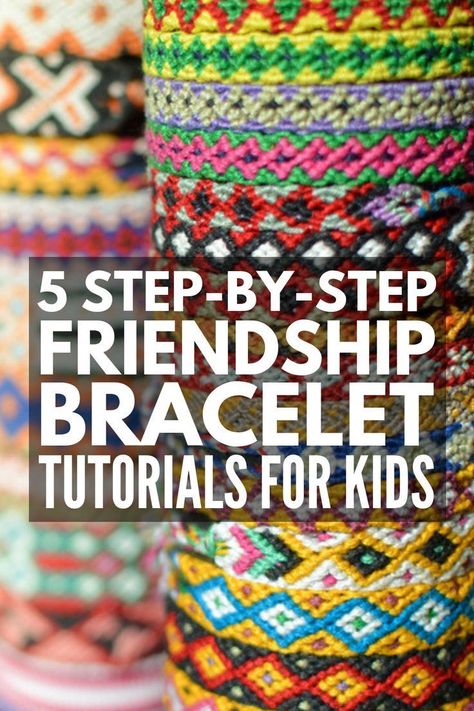 How to Make Friendship Bracelets | If you’re looking for simple and easy step by step tutorials for beginners, or want complex DIY pattern ideas for kids, these videos are exactly what you need. Whether you make them with string, with thread, or with yarn, want to decorate them with beads, with letters, or with charms, we've included fishtail, Chinese ladder, and zig zag patterns to inspire you! #jewelrycraftsforkids #jewelryprojectsofrkids #DIYjewelryforkids #frienshipbracelet Jewelry Crafts For Kids, Beads With Letters, Diy Friendship Bracelets Easy, Chevron Friendship Bracelets, Diy Bracelets With String, Friendship Bracelets Easy, Friendship Bracelet Patterns Easy, Yarn Bracelets, Make Friendship Bracelets