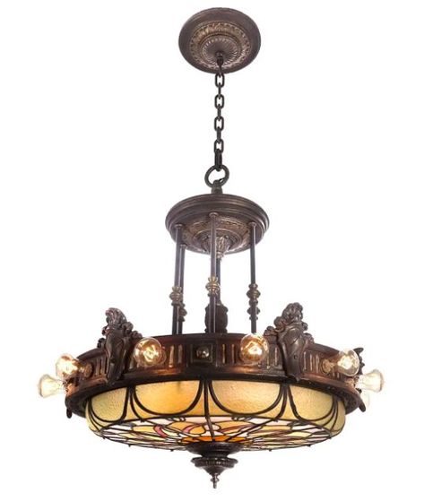 Library Chandelier, Tudor Decor, Dining Room Library, Fan Light Fixtures, Barbershop Ideas, Tudor Cottage, Glass Chandeliers, Tudor Revival, Mud Room Storage