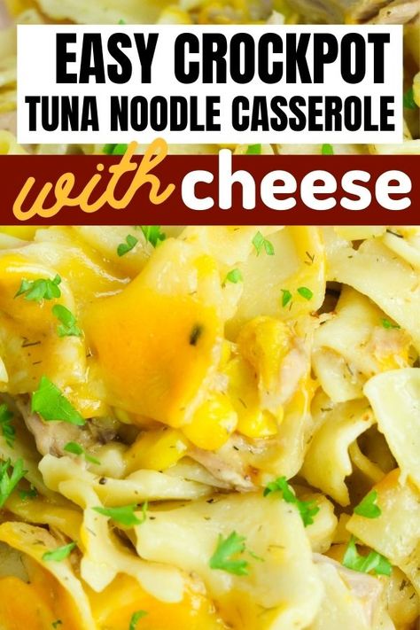 Crockpot Hotdish Recipes Simple, Tuna Noodle Casserole Slow Cooker, Crockpot Recipes Tuna Noodle Casserole, Tuna Casserole In Crockpot, Crockpot Tuna Noodle Casserole Slow Cooker, Slow Cooker Tuna Casserole, Crockpot Tuna Recipes, Slow Cooker Tuna Noodle Casserole, Tuna Crockpot Recipes