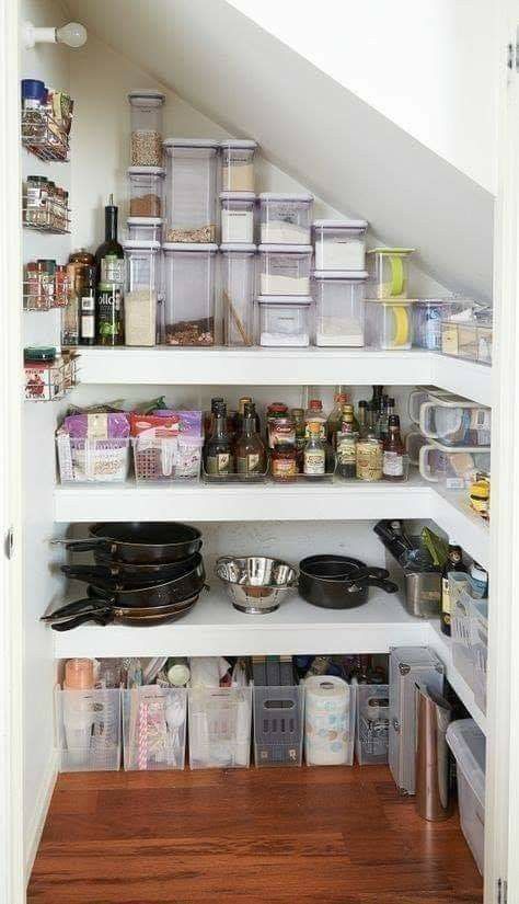 Pantry Under The Stairs, Shelves Under Stairs, Kitchen Under Stairs, Under Stairs Pantry, Closet Under Stairs, Staircase Storage, Under Stairs Cupboard, Pantry Cupboard, Outdoor Kitchen Appliances