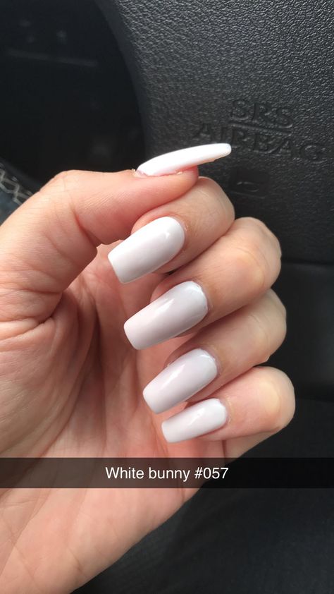 DND white bunny 057 White Bunny Dnd, Bunny Nail Color, Polish Bunny, Dnd Gel Nail Polish, Dnd Gel Polish, Bunny Nails, White Bunny, Colorful Nail Designs, Beauty Queen