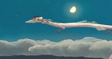 Gif Studio, Studio Ghibli Quotes, Chihiro Y Haku, Studio Ghibli Background, Studio Ghibli Movies, Ghibli Movies, Ghibli Art, Howls Moving Castle, Hayao Miyazaki