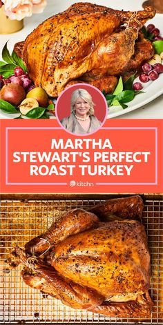 Martha Stewart Turkey Brine, Thanksgiving Dinner Recipes Traditional, Roast Turkey Recipes Thanksgiving, Juicy Turkey Recipe, Best Roasted Turkey, Best Turkey Recipe, Best Thanksgiving Turkey Recipe, Perfect Roast Turkey, Whole Turkey Recipes