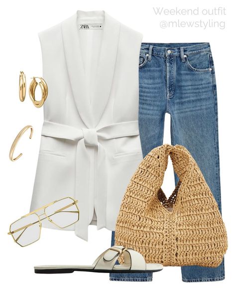 Zara Outfit 2024, Flamboyant Natural Outfit, Outfit Capsule Wardrobe, Natural Outfit, Summer Weekend Outfit, Outfit Capsule, Desert Palm, Flamboyant Natural, Classic Style Outfits