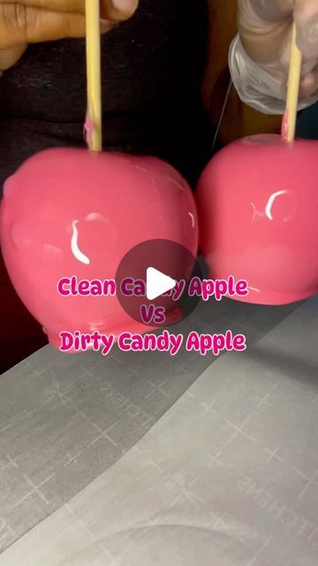 ♉️🌸BABY LOVE 🌸 ♉️ on Instagram: "Y’all asked for the difference here it is ✅ follow for more tips 🤩 #fyp #foryou #candiedfruit #foryou" How To Make Candy Apples, Candy Apples Ideas, Candy Videos, Candied Fruit, Candy Making, April 11, Candy Apples, Baby Love, Follow For More