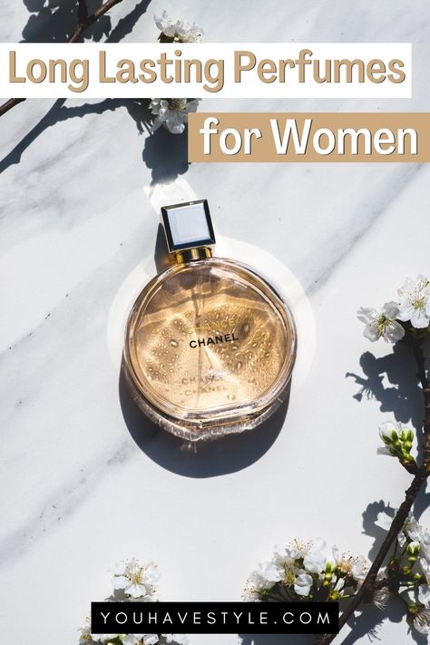 7 Long Lasting Perfumes for Women 2024 - You Have Style Best Perfume 2024, Ladies Perfume Best, Long Lasting Perfumes For Women, Longest Lasting Perfume, Women’s Perfume, Best Long Lasting Perfume For Women, Long Lasting Perfume For Women Cheap, Spring Perfumes For Women, Affordable Long Lasting Perfume