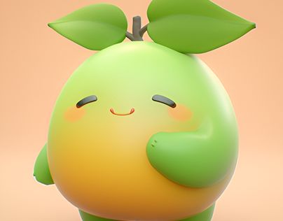 Mango Character, Character Model, Chibi Characters, Blender 3d, 3d Design, Mango, Design