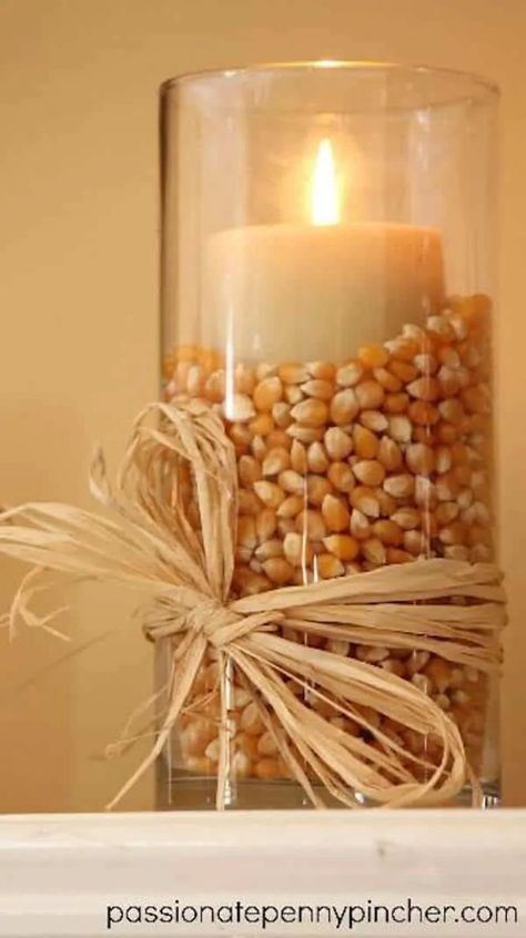 Fall Crafts Decorations, Outside Fall Decor, Thanksgiving Decorations Diy, Diy Thanksgiving, Thanksgiving Diy, Dollar Tree Diy Crafts, Fall Crafts Diy, Easy Thanksgiving, Fall Centerpiece