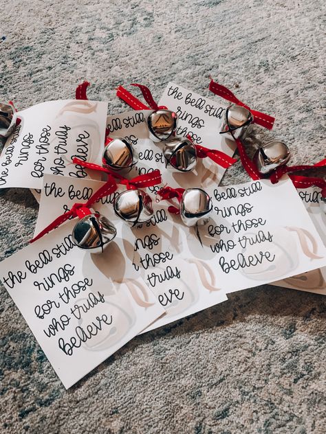 Polar Express Week Preschool, Polar Express Bell Ornament, Polar Express Surprise Trip, Polar Express Wedding, Polar Express Party Ideas School, Polar Express Bells, Christmas Movie Day At School, Polar Express Goodie Bags, Polar Express For Preschool