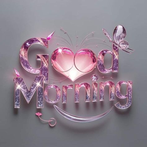 Cute Good Morning Images Romantic, Pink Good Morning Quotes, Pink Good Morning, Good Morning Fairy Images, Good Morning Massage, Good Morning Smiley, Love Good Morning Quotes, Good Morning Beautiful Meme, Good Morning Greeting Cards