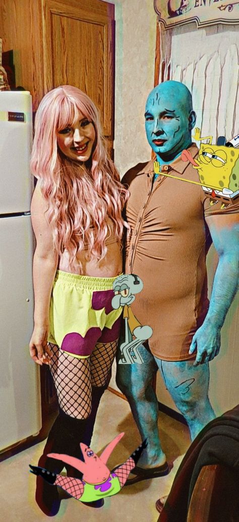 Handsome Squidward Costume, Squidward Costume, Ronald Mcdonald, Halloween Costumes, Halloween, Fictional Characters