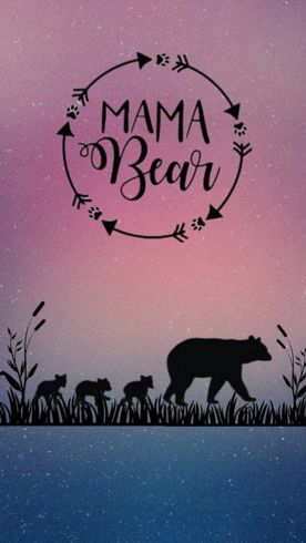 Cubs Wallpaper, Mamma Bear, Mothers Love Quotes, Momma Bear, Iphone Backgrounds, Bear Wallpaper, Mama Bear, Mothers Love, Iphone Background