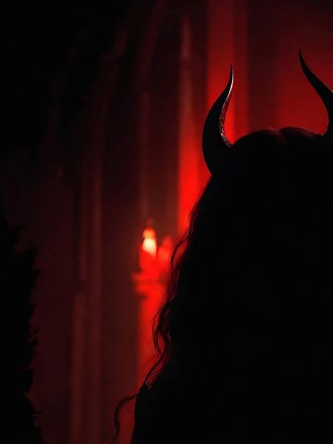 Evil Girl Aesthetic, Demon Witch Aesthetic, Dark Red Feminine Aesthetic, Demon Aesthetic Female, Hell Aesthetic Dark, Incubus Aesthetic Red, Red And Black Demon Aesthetic, Occult Aesthetic, Demon Woman