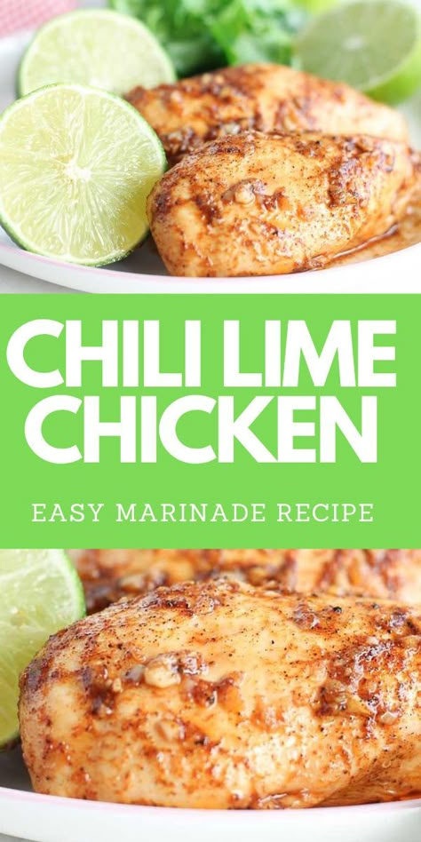 Chili Lime Chicken Marinade, Chili Lime Tacos, Lime Chicken Marinade, Chili Lime Marinade, Tacos Salad, Lime Chicken Breast, Lime Marinade For Chicken, Chicken Breast Marinade, Salad Gluten Free