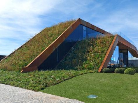 Steep Pitched Green Roofs up to 35° | ZinCo Green Roof Systems