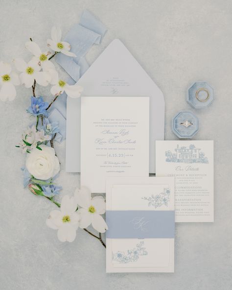 Blue Flat Lay Wedding, Blue Wedding Flatlay, Flat Lay Stationery, Wedding Invitations Flat Lay, Moon Editorial, Flat Lay Wedding Photography, Fairmont Wedding, Blue Willow Wedding, Invitation Flat Lay