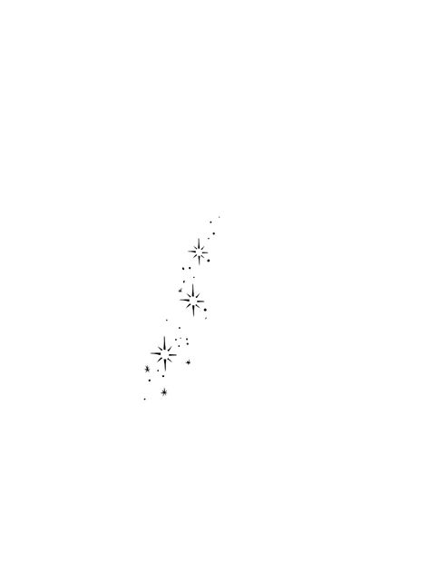 Star Tattoos Forearm, Scattered Star Tattoos, Disney Sparkle Tattoo, Star On Hand Tattoo, Starburst Tattoo, 3 Stars Tattoo, Sparkle Tattoo Ideas, Linework Tattoo Design, Unique Minimalist Tattoo