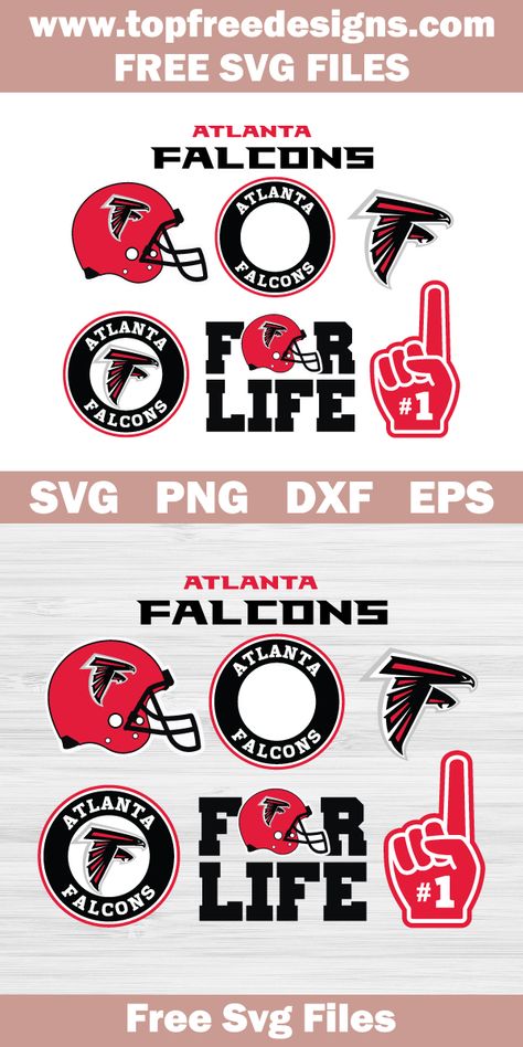 Use this Free Atlanta Falcons SVG Files for all your DIY craft projects with Cricut & Silhouette Cameo, scrapbooking, card making, car decals, stickers, vinyl, decals, t-shirts Atlanta Falcons Svg Free, Falcons Svg, Atlanta Falcons Svg, Atlanta Falcons Logo, Falcons Football, Atlanta Hawks, Atlanta Falcons, T Shirt Diy, Svg Free Files