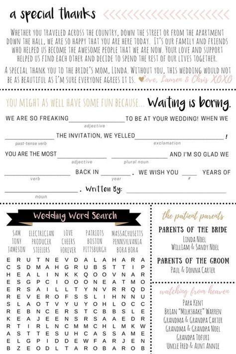 Funny Infographic Wedding Program / Games & Activities / Word | Etsy Wedding Games And Activities, Wedding Beauty Checklist, Wedding Invitations Paper, Wedding Infographic, Event Planning Tips, Wedding Planning Guide, Games Activities, Planning Checklist, Wedding Games