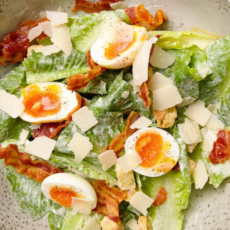 Truffle Caesar Salad | Truffle Guys UK Truffle Potato Salad, Caesar Salad And Fries, Truffle Vinaigrette, Truffle Egg Salad, Caesar Salad With A Twist, White Truffle Oil, White Truffle, Truffle Oil, Lettuce Salad