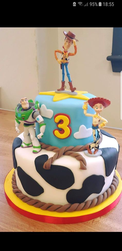 Toy Story 2 Cake, Toy Story 4th Birthday Cake, Simple Toy Story Cake Ideas, Toy Story 3rd Birthday Cake, Easy Toy Story Cake, Toy Story Jessie Cake, Toy Story Baby Shower Cake, Toy Story Sheet Cake, Simple Toy Story Cake