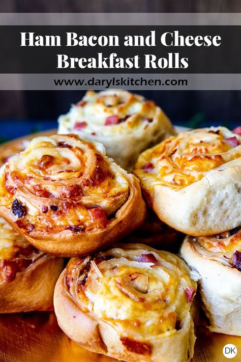 Cinnamon Roll Bacon Egg And Cheese, Savory Rolls Breakfast, Breakfast Rolls Savory, Savory Breakfast Rolls, Savory Breakfast Pastries, Bakery Breakfast Ideas, Savory Rolls, Ham And Cheese Breakfast, Best Keto Breakfast