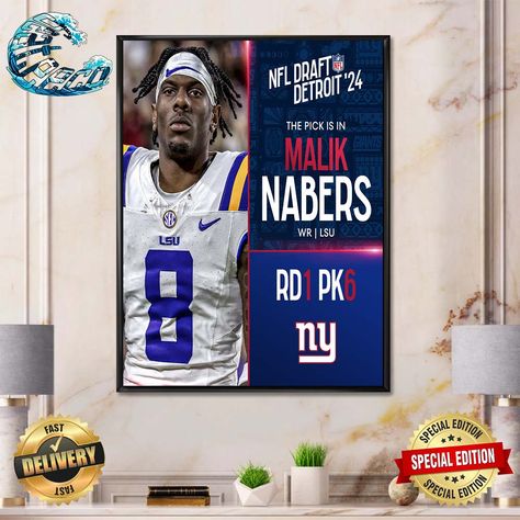 New England Patriots Select Drake Maye With The No3 Overall Pick In The 2024 NFL Draft Detroit Wall Decor Poster Canvas (Copy) Check more at https://seateeco.com/product/new-york-giants-select-malik-nabers-with-the-no6-overall-pick-in-the-2024-nfl-draft-detroit-wall-decor-poster-canvas/ Malik Nabers, Drake Maye, Nfl Draft, New York Giants, New England Patriots, Drake, New England, Nfl, The Selection