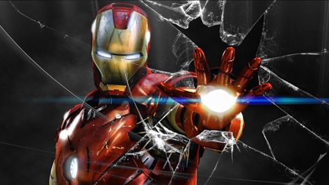 Iron Man Wallpaper HD #1 Wallpaper Avengers, Iron Man Cartoon, Iron Man Hd Wallpaper, Wallpaper Marvel, 2560x1440 Wallpaper, Arc Reactor, Broken Screen Wallpaper, Iron Man Wallpaper, Iron Man Avengers