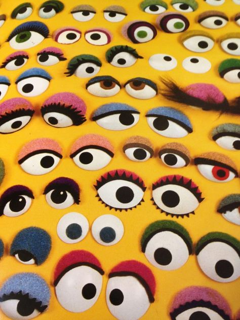 Muppet eyes. Silly Puppets, The Muppet Show, Puppet Making, Wow Art, Jim Henson, Stop Motion, Me Now, Sesame Street, Puppets