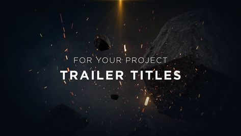 Cinematic Trailer #AD #Cinematic, #AFF, #Trailer Movie Animation, Optical Flares, Cinematic Trailer, After Effects Projects, After Effects Templates, Creative Video, Animation Studio, After Effects, Video Editing