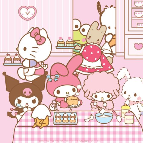 Sanrio Friends Hello Kitty And Friends Wallpaper, Hello Kitty And Her Friends, Sanrio Wallpapers, 헬로키티 배경화면, Hello Kitty Imagenes, Melody Wallpaper, Images Hello Kitty, My Melody Wallpaper, Western Wallpaper Iphone