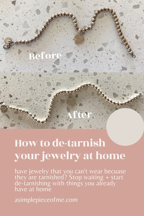 Diy Carpet Shampoo, Quick Cleaning Tips, Homemade Jewelry Cleaner, Jewelry Cleaner Diy, Tidy Bedroom, Make The Bed, Homemade Cleaning Supplies, Jewelry Hacks, How To Clean Silver