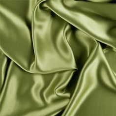 Charmeuse Fabric, Club Color, Silk Charmeuse, Oil Cloth, Apple Green, Green Satin, Green Silk, Green Aesthetic, Fashion Fabric