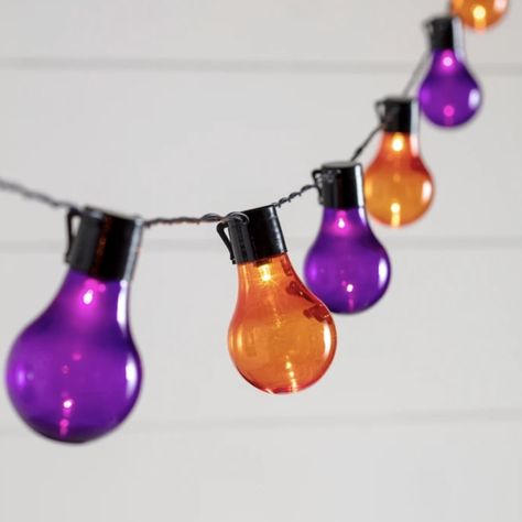 Halloween Decorations Uk, Festoon Lights, Halloween Witch Decorations, Halloween Eyeballs, Fun Halloween Decor, Purple And Orange, Witch Decor, Zombie Halloween, Halloween Decorations Indoor