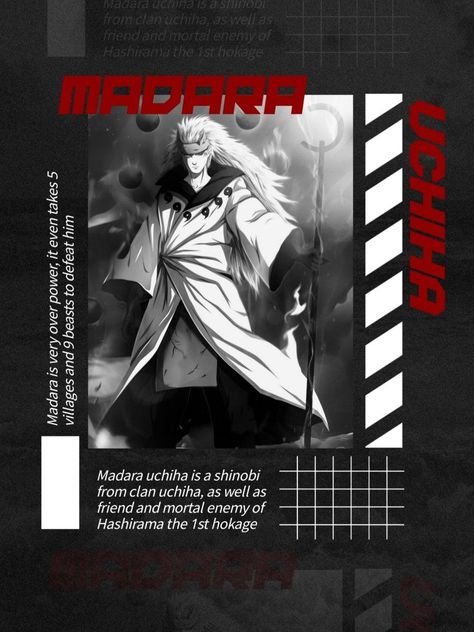 MADARA UCHIHA Anime Websites, Uchiha Madara, Print Design Art, Anime Tshirt, Iphone Homescreen Wallpaper, Cover Art Design, Anime Backgrounds Wallpapers, Graphic Design Lessons, Cool Anime Wallpapers