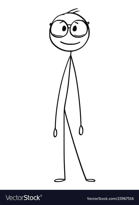 Cartoon stick figure drawing conceptual illustration of smiling man or businessman with big glasses. Dow… | Stick figure drawing, Stick men drawings, Stick drawings Cartoon Drawings Doodles, Simple Cartoon Drawings, Teachers Drawing, Stick Men Drawings, Stick Drawings, Big Glasses, Stick Figure Drawing, Stick Man, Smiling Man