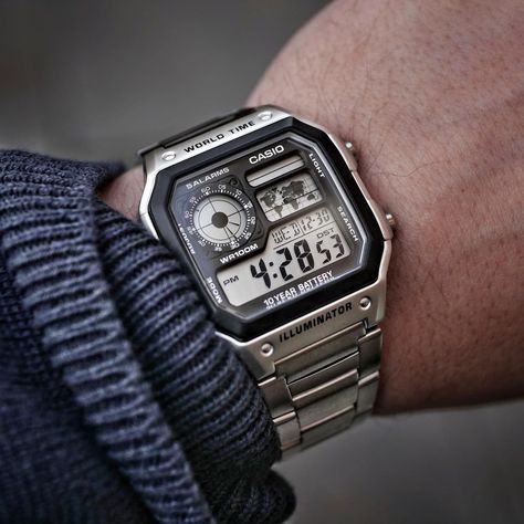 Casio World Time, Vintage Technology, Watch Image, Casio Watches, Gentleman Aesthetic, Time Keeper, December 30, Fashion Board, Watch Collection