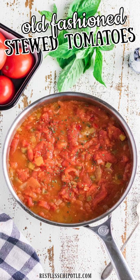 Stewing Tomatoes To Freeze, Stewed Tomatoes Freezing, Freezing Stewed Tomatoes Recipe, Freezer Tomatoes Recipes, Stewed Tomato Canning Recipes, Stewed Canned Tomatoes Recipe, Freezing Stewed Tomatoes, How To Stew Tomatoes To Freeze, Making Stewed Tomatoes