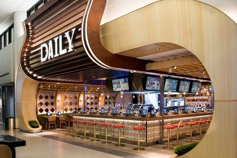 Table Restaurant Design, Newark Airport, Commercial Design Exterior, Retail Space Design, Table Restaurant, Storefront Design, Supermarket Design, Airport Design, Showroom Interior Design